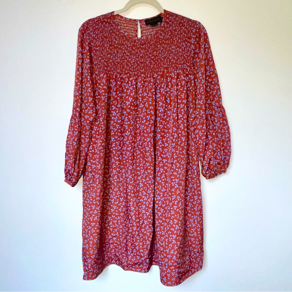 HATCH Maternity The Arizona Dress in Spice Falling Leaves